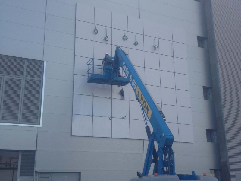 חיפוי אלומיניום 2 מ"מ בית בלורן ,ראשון לציון