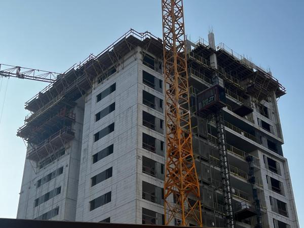 חיפוי אלומיניום 2 מ"מ בניין מגורים , הוד השרון