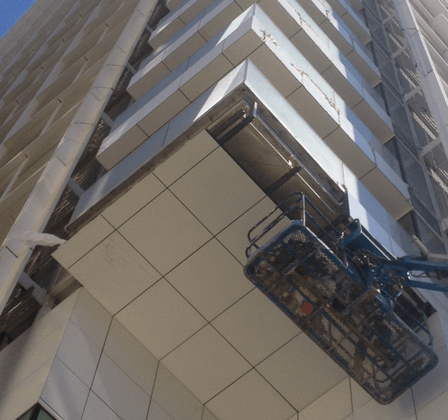 חיפוי אלומיניום 2 מ"מ מגדלי מאייר ,תל אביב