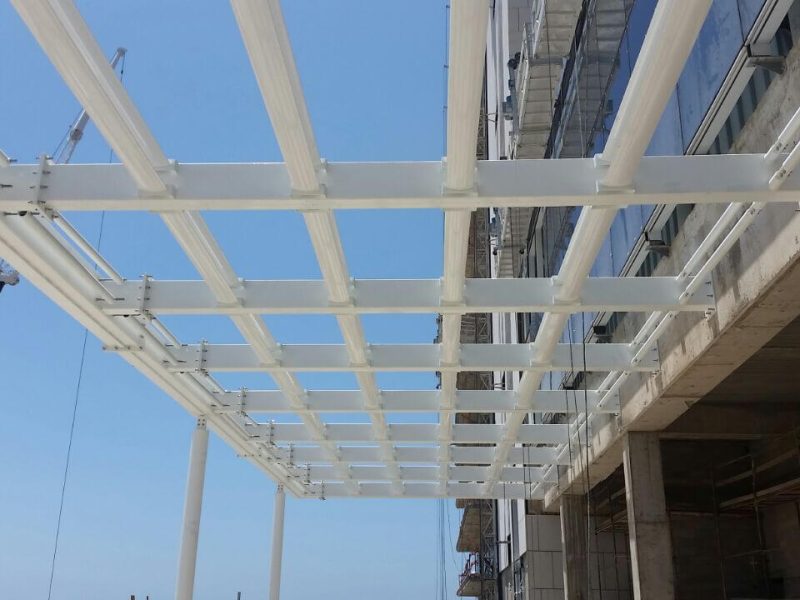 חיפוי אלומיניום 2 מ"מ ,מלון לגון