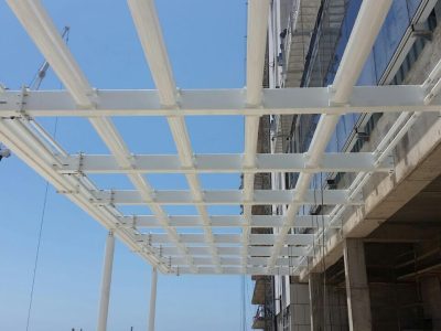 חיפוי אלומיניום 2 מ"מ ,מלון לגון