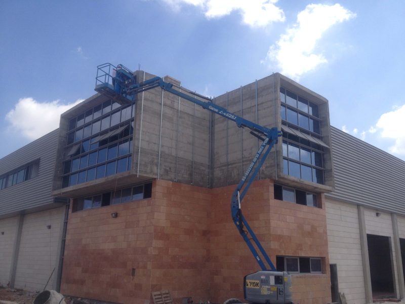 חיפוי אלומיניום 2 מ"מ מפעל ברקן ,אריאל