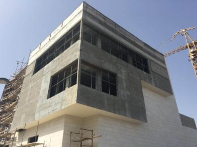 חיפוי אלומיניום 2 מ"מ מרכז מסחרי ,רחובות