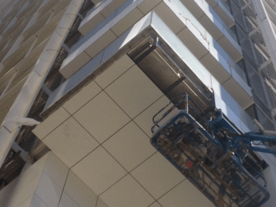 חיפוי אלוקובונד בניין מגורים ,פתח תקווה