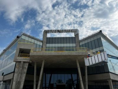 חיפוי אלוקובונד בניין משרדים INTEL , קריית גת