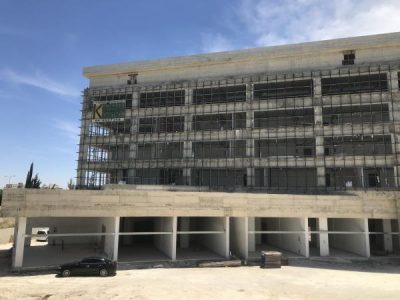 חיפוי אלוקובונד בניין משרדים , עפולה