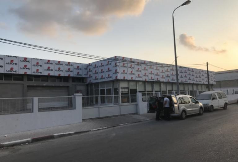 חיפוי אלוקובונד מוסך רכב אטומור ,אשדוד