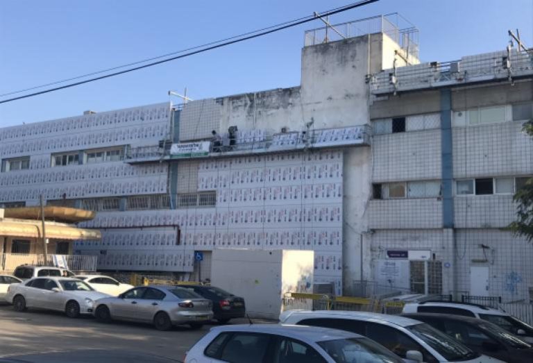 חיפוי אלוקובונד מרכז משרדים ,לב נתיבות